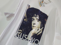 Remera Unisex Algodón Gustavo Cerati Blue - comprar online