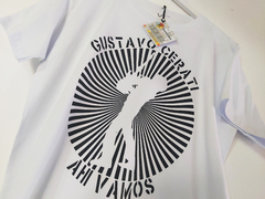 Remera Unisex Gustavo Cerati Ahi Vamos [Varios colores]