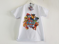 Remera Infantil Paw Patrol Blanca en internet