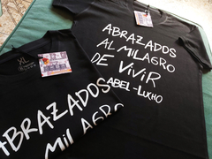 Remera Unisex Negra Abel Pintos Lucho Pereyra - comprar online