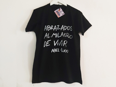 Remera Unisex Negra Abel Pintos Lucho Pereyra