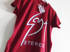 Remera Unisex Soda Stereo Logo Bordó en internet