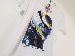Remera Unisex Franco Colapinto F1 blanca en internet