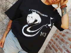 Remera Unisex Pescado Rabioso Spinetta Black - tienda online