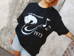 Remera Unisex Pescado Rabioso Spinetta Black - comprar online