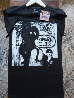 Remera Unisex Negra Clics Modernos Charly García - tienda online
