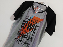 Remera Unisex Manga Ranglan David Bowie Vintage Series - tienda online