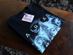 Remera Unisex Negra Airbag Diseño Banda - comprar online
