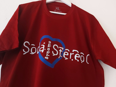 OUTLET - REMERA UNISEX bordó DYNAMO SODA STEREO talle XL en internet
