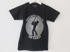 OUTLET - REMERA INFANTIL negro AHÍ VAMOS CERATI talle 6 - comprar online