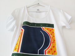OUTLET - REMERA DAMA blanca VIRUS SUPERFICIES talle XL en internet