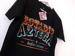 OUTLET - REMERA UNISEX negra CALAMARO ESTADIO AZTECA talle M - comprar online