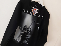 Buzo Negro Airbag Foto + Logo Clásico C Redondo - tienda online
