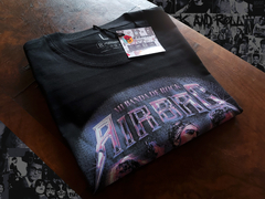 Remera Unisex Airbag Calaveras Violeta en internet