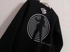 Buzo Negro Cuello Redondo Gustavo Cerati Ahi Vamos III - Beatagonia Store