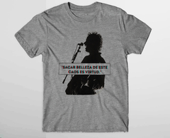 Remera Unisex Algodón Gustavo Cerati Sacar Belleza Frase [Varios colores] - tienda online