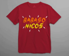 Remera Unisex Babasónicos Logo Bordó - comprar online