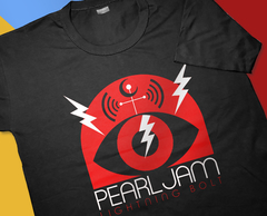 Remera Unisex Pearl Jam Lightning Bolt Black II