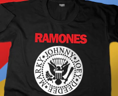 Remera Unisex Ramones Classic Negra - comprar online