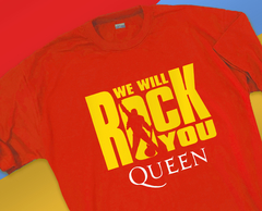 Remera Unisex We Will Rock You Queen [Varios Colores] en internet