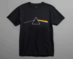 Remera Unisex Negra Dark Side Of The Moon Pink Floyd - comprar online