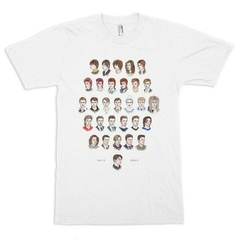Imagen de Remera Unisex David Bowie a través de las eras [Varios colores]