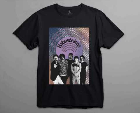 Remera Unisex Negra Babasónicos Diseño Discografía - comprar online
