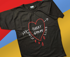 Remera Infantil Harry Styles Fine Line Black
