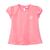 Remera bb nena jaspeada c/ logo "flores" - comprar online
