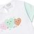 Remera bb nena combinada c/ estampa "corazones" - Gepetto Ropa para Chicos