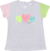 Remera bb nena combinada c/ estampa "corazones" - comprar online