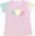 Remera bb nena combinada c/ estampa "corazones" en internet