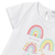 Remera bb nena c/ estampa "arco iris" - Gepetto Ropa para Chicos