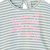 Remera bebé nena rayada con estampa "moños"