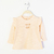 Remera bebé nena flamé con volado y estampa "be happy together"