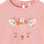 Remera bebé nena jaspeada con estampa "bambi flores" - tienda online