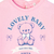 Remera bebé nena con estampa "lovely baby"
