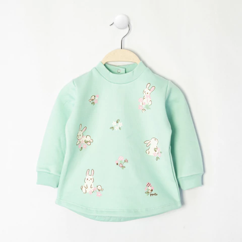 Buzo bebé nena frisa con estampa full "conejitos" - comprar online