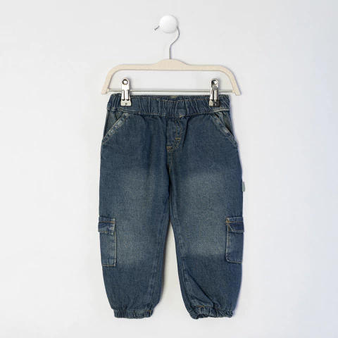 Jogger jean bebé varón cargo - comprar online