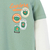 Remera bebé varón con bajomanga y estampa "explore"