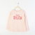 Remera jr nena flamé con estampa "best club love" - Gepetto Ropa para Chicos