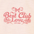 Remera jr nena flamé con estampa "best club love"