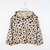 Buzo jr nena plush elastizado con capucha "animal print" - comprar online