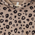 Buzo jr nena plush elastizado con capucha "animal print"