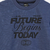 Remera jr varón flamé con estampa "future begins today"