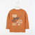 Remera jr varón con estampa frente y espalda "road trip"