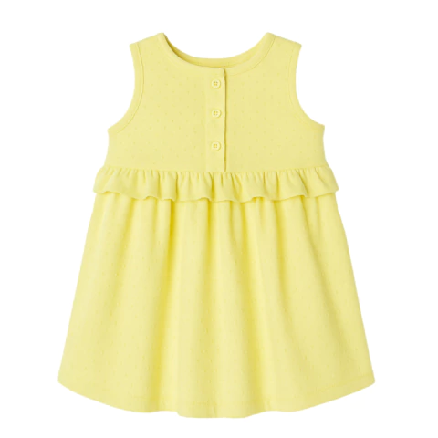 Vestido bb nena jersey "plumetí " c/ volados - tienda online