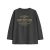 Remera oversize junior varón estampas outdoor frente y espalda