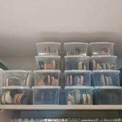 12 Cajas organizadoras de zapatos grandes CLIM - Organize It Argentina