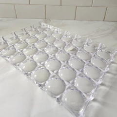 Bandeja acrilico redondos - comprar online